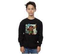 Moana Maui Sweatshirt Disney Black 7-8 Years