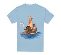 Moana Maui Voyage T-Shirt Light Blue | Size: Large Moana Light Blue L