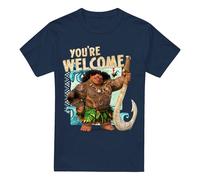 Moana Maui You'Re Welcome T-Shirt Navy | Size: Large Moana Navy L