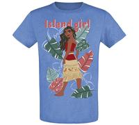 Moana Moana Island Girl T-Shirt royal blue M