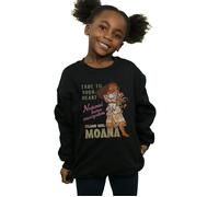 Moana Natural Born Navigator Sweatshirt Disney Black 7-8 Years