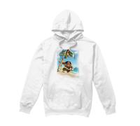 Moana Poster Hoodie White | Size: Large Moana White L