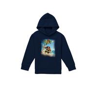 Moana Poster Youth Kids Pull-Over Hoodie, Navy Disney Navy 7-8 Years