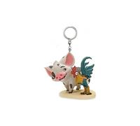 Moana Pua & Heihei Key Ring Keychain Dangler PVC 2.5" Figure Figurine