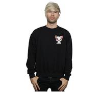 Moana Pua The Pig Breast Print Sweatshirt Disney Black L
