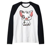 Moana Pua The Pig Raglan Baseball Tee