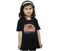Moana Read The Sea Cotton T-Shirt Disney Black 12-13 Years