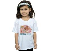 Moana Read The Sea Cotton T-Shirt Disney White 9 Years