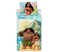 Moana Reversible Cotton Duvet Cover Set | Size: EU Single Moana Multicolor EU Single
