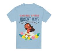 Moana Sailing Spirit T-Shirt Light Blue | Size: 2XL Moana Light Blue 2XL