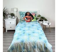 Disney Oceania Vaiana Bed Linen, Duvet Cover 140 x 200 cm + Pillowcase 70 x 90 cm, 100% Cotton, Multicoloured (Reversible)