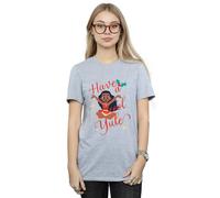 Moana Women's Have A Cool Yule Boyfriend T-Shirt in Grey | Size: 2XL Moana Grey 2XL