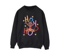 Moana Women's Ho Ho Ho Sweatshirt in Black | Size: 3XL Moana Black 3XL