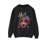 Moana Women's Ho Ho Ho Sweatshirt in Black | Size: Medium Moana Black M