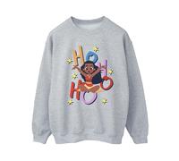 Moana Women's Ho Ho Ho Sweatshirt in Grey | Size: 4XL Moana Grey 4XL