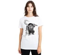 Moana Womens/Ladies Moana & Maui Sketch T-Shirt