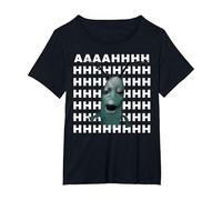 Moaning Plankton T-Shirt, Women's Plus, Black, 4X