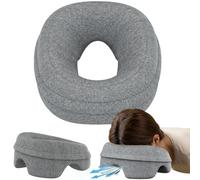 MOAOO Face Down Pillow Massage Pillow for Bed Headrest, Prone Down Sleeping, Stomach Sleeping, Face Cradle, BBL Pillows After Surgery Post Eye Surgery Recovery