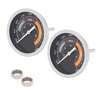 MOASKER 2 Pieces 3-inch Smoker Temperature Gauge for Char-Broil Oklahoma Joe’s 3695528R06 and Most 13/16-inch Opening Smoker Grills, BBQ Thermometer Gauge Replacement Parts