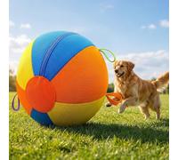 MOAURCHI Herding Ball for Dogs - 21.8" Large Collieballs Dog Treibball for Medium & Huge Breeds, Inflatable Dog Herding Ball for Boredom Buster Excess Energy Release
