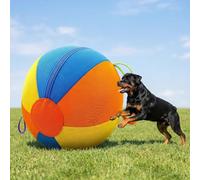 MOAURCHI Herding Ball for Dogs - 22.3" Large Collieballs Dog Treibball for Medium & Huge Breeds, Inflatable Dog Herding Ball for Boredom Buster Excess Energy Release