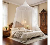 MOAZIFI Mosquito Nets Bed, Mosquito Net Double Bed, Single Bed, Mosquito Net Bed Foldable, Round Insect Net as Mosquito Protection for Home, Travel, Camping & Outdoor (60 x 250 x 1100 cm)