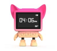 Mob - Alarm Clock and Bluetooth Speaker for Children Dancing Clock, Music Dance, Emotional LCD Screen & Soothing White Noise Diffuser