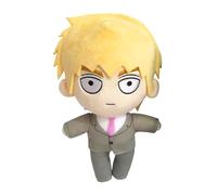 Mob Anime Plushies, 20CM Reigen Arataka Kageyama Shigeo Soft Plush Cute Cartoon Stuffed Throw Pillow Creative Cushion Home Decoration Gifts