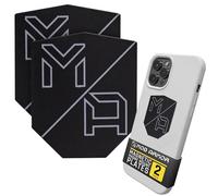 Mob Armor MobNetic Plates (2 Pack) - Compatible with Mob Magnetic Phone Mount for Car - Universal Smartphone Mounting Plates - Best Vehicle Accessory for Cellphone - Black