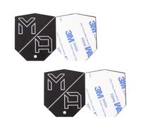 Mob Armor MobNetic Plate - Magnetic Phone Mounting Plate - 0.02inch Thick Metal - iPhone & Android Smartphone Compatible - 3M VHB Adhesive Cars Trucks Motorcycles & Extreme Sport Plate Magnet (2 Pack)