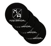 Mob Armor Mounting Discs - Compatible with MobNetic Pro 90 & Mob Magnetic Phone Mount for Car - Adhesive Steel Discs for Magnetic Car Phone Mount Vehicle Accessory - (Black 4-Pack)