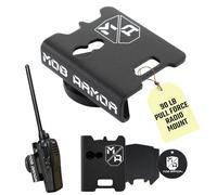 Mob Armor Rad Mount - Magnetic Car Mount Kit for CB, VHF, GMRS & Other Handheld Radios with Hand Mic Holder & Base, Walkie Talkie Holder, Mounting Solutions for Truck, Military & Off Road Accessories