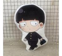 Mob Psycho 100 Figure Kageyama Shigeo Plush, Anime Cartoon Cute Soft PP Cotton Stuffed Peripheral Gift Collectible for Girls and Boys (17.7 Inch)