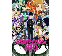 Mob Psycho 100 Poster Anime Series 1 Key Art Alt Crunchyroll Japanese Anime Merchandise Manga Series Anime Streaming Poster Merch Anime Bedroom Decor Cool Wall Art Print Poster 12x18