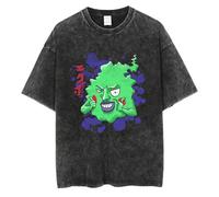 Mob Psycho 100 T Shirts Anime Manga Tshirt Mob Reigen Arataka Washed Vintage Cosplay Shirt Summer Casual Short Sleeve Tee Tops Men Women