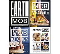 MOB Series Collection 4 Books Set By Ben Lebus (Mob Kitchen, Earth MOB, MOB Veggie & Speedy Mob)