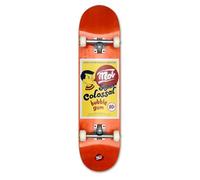 MOB Skateboards Bubble 8.0 - Complete Board 31 x 8 Inch - Wooden Board Made of 7 Layers Maple Wood - Ready Assembled - Skateboard for Teenagers, Adults, Beginners and Professionals - Orange