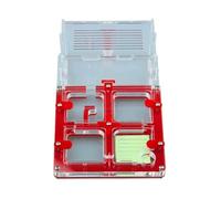 MOBAAK Ant Farm Ant House Ant Castle Acrylic Ant Farm Moisturizing Nature Display Box Puzzle Habitat Science Diy Ant Nest Farm Ant Farm For Adults(Rosso)