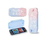 MOBAPAD Switch 2 Case for Nintendo Switch 2,Slim Protective Hard Shell with Triple-Layer Design, 55kg Pressure Resistance, Lightweight Travel Storage Case for Daily Use (Pink-Blue Gradient)