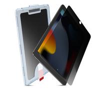 MOBDIK Privacy Screen Protector Compatible with iPad 9th / 8th / 7th Generation 10.2 Inch (2021/2020 / 2019) Anti-Spy, 9H Tempered Glass, EZ Kit - 1 Pack