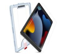 MOBDIK Tempered Glass Screen Protector Compatible with iPad 9th / 8th / 7th Generation 10.2 Inch (2021/2020 / 2019), Ultra Clear, Anti-Scratch, Case Friendly, EZ Kit - 1 Pack