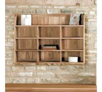 Mobel Oak CD & DVD Wall Rack