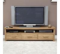 Mobel Oak Large Plasma TV Unit
