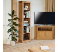 Mobel Oak Narrow Bookcase