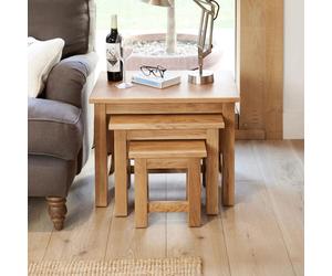 Mobel Oak Nest of Tables