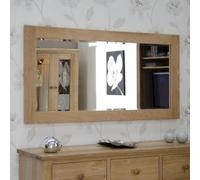Mobel Oak Rectangular Extra Small Wall Mirror 60cm x 90cm