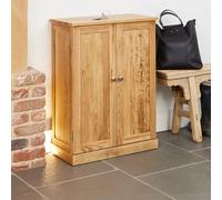 Mobel Oak Shoe Cupboard