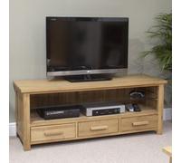 Mobel Oak Small Plasma TV Unit