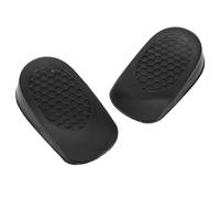 Mobestech 1 Pair Heel Lift Inserts Elevator Insoles Portable Shock Absorption Silicone Pu Cushioning Insoles for Men Black Suitable for Parties and Weddings Formal Shoes Sneakers