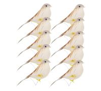 Mobestech 1 Set Artificial Birds Set Realistic Simulation Bird Decorations for Garden Wall Art for Miniature Gardens and Fairy Scenes Safe Materials Cute Designs